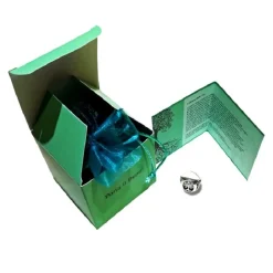 Alberodellavita925 | Anello scudo in oro e argento (Misura piccola)