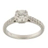 Anello solitario con diamante 1,00 ct D/VVS1 certificato IGI
