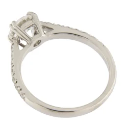 Anello solitario con diamante 1,00 ct D/VVS1 certificato IGI