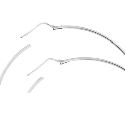 Guidetti | Anelle grandi a cerchio diametro cm 7,4 in oro bianco