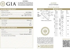 Guidetti | Anello trilogy in oro bianco con diamanti taglio brillante 1,51 ct certificati GIA