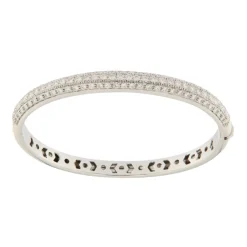 Guidetti | Bracciale rigido in oro bianco con diamanti 2,67 ct