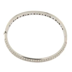Guidetti | Bracciale rigido in oro bianco con diamanti 2,67 ct