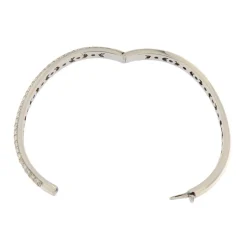 Guidetti | Bracciale rigido in oro bianco con diamanti 2,67 ct