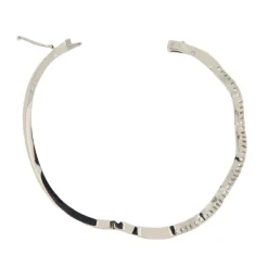 Guidetti | Bracciale rigido in oro bianco con diamanti