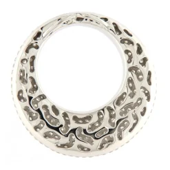 Guidetti | Ciondolo in oro bianco con pavé di diamanti