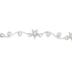 Guidetti | Girocollo in oro bianco con diamanti taglio brillante