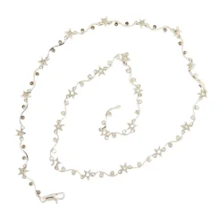 Guidetti | Girocollo in oro bianco con diamanti taglio brillante