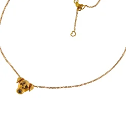 Guidetti | Girocollo in oro rosa con cane Jack Russel