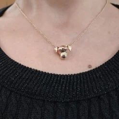 Guidetti | Girocollo in oro rosa con cane Jack Russel