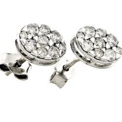 Guidetti | Orecchini in oro bianco con diamanti taglio brillante 0,47 ct