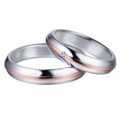 Polello | Fede in oro bianco e rosa M2560UBR