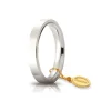 Unoaerre | Fede nuziale “Cerchio di Luce” in oro bianco – larghezza mm 3,5