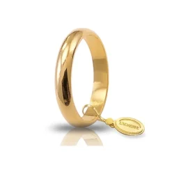Unoaerre | Fede nuziale classica grammi 5 in oro giallo