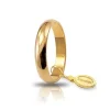 Unoaerre | Fede nuziale classica grammi 4 in oro giallo