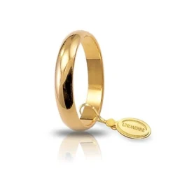 Unoaerre | Fede nuziale classica grammi 4 in oro giallo
