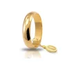 Unoaerre | Fede nuziale “Larga” in oro giallo Grammi 5 mm 4,5